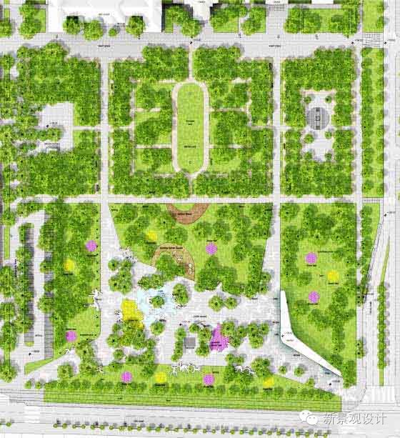 廣場景觀案例:匈牙利Kossuth公園廣場