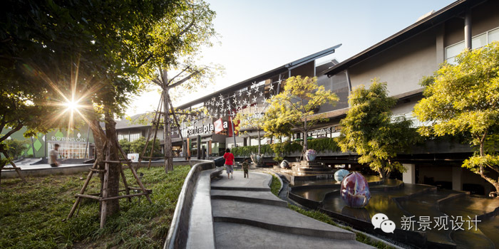 廣場(chǎng)案例:泰國(guó)清萊,山地購(gòu)物廣場(chǎng)