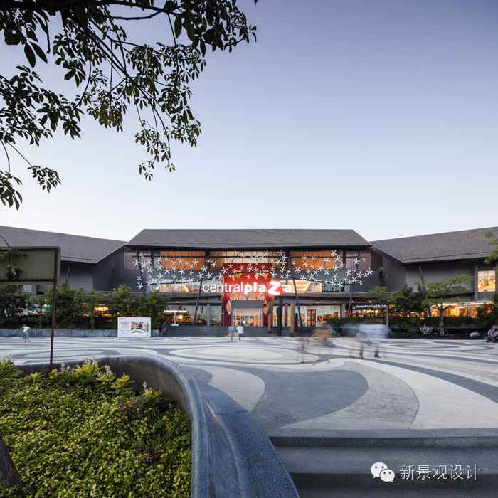 廣場(chǎng)案例:泰國(guó)清萊,山地購(gòu)物廣場(chǎng)