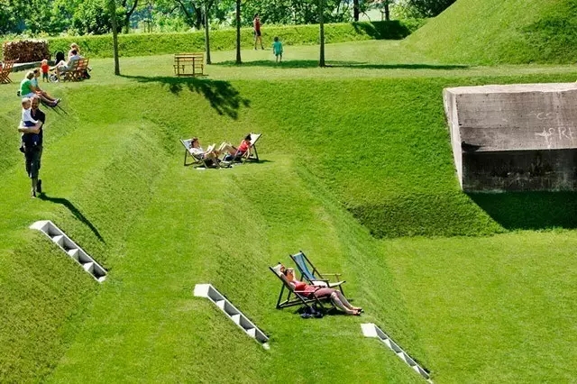 立體景觀案例:aan 't Spoel防御工事