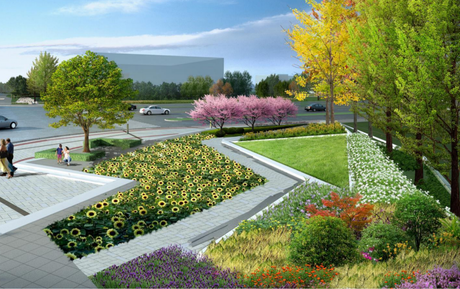 2016園冶杯專業(yè)獎參賽項目: 懷遠(yuǎn)縣S307道路園林景觀工程設(shè)計