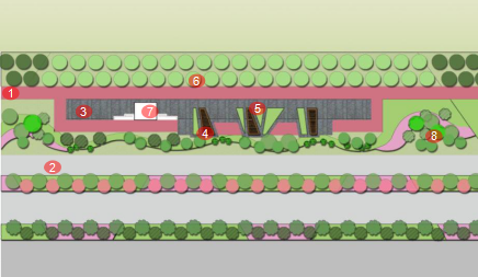 2016園冶杯專業(yè)獎參賽項目: 懷遠縣S307道路園林景觀工程設(shè)計