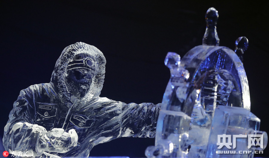 英國海德公園奇幻冰雕王國開幕若童話世界