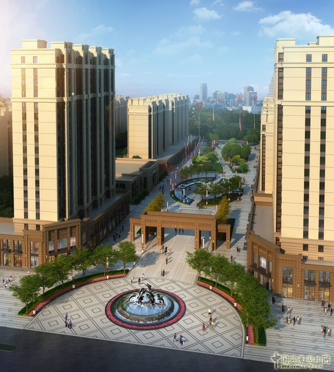 2016園冶杯專業獎參賽項目:：葫蘆島虹京國際居住區景觀設計