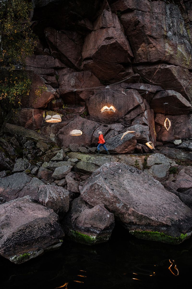芬蘭海濱燈光裝置