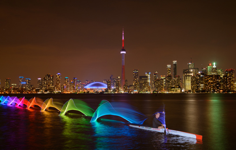 加拿大水上LED燈光藝術展 
