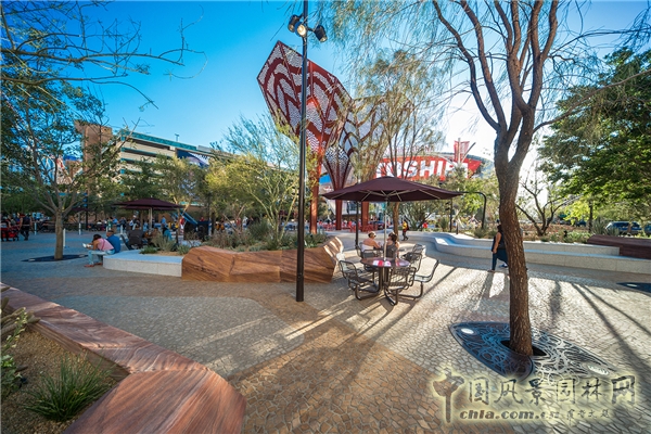 【周二頭條】美國拉斯維加斯“THE PARK”景觀設計