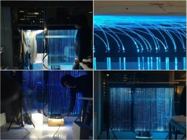 裝置藝術：日本德島LED藝術節燈光瀑布