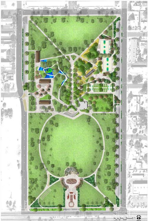 美國亞利桑那州歷史先鋒公園游樂區(qū)景觀