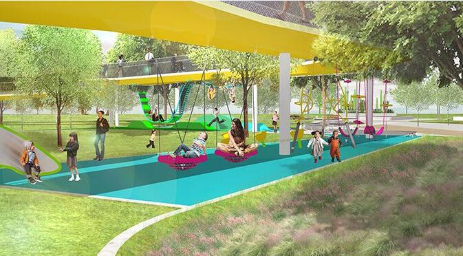 美國亞利桑那州歷史先鋒公園游樂區(qū)景觀