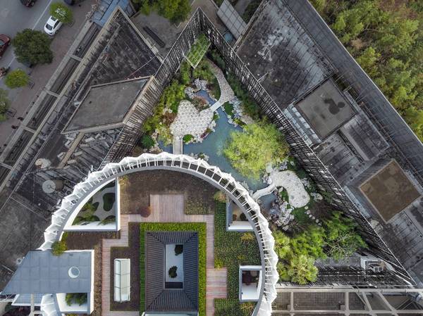 現代建筑與古典園林的結合