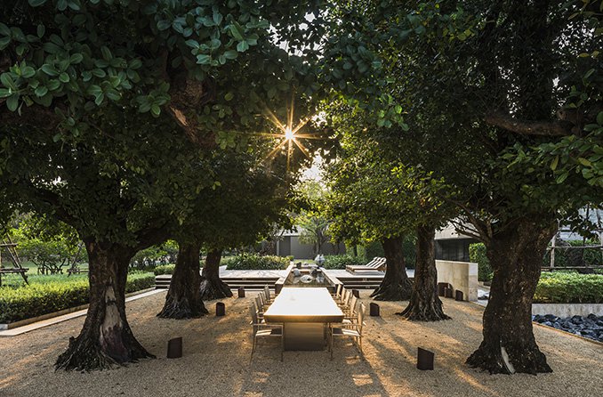 泰國曼谷拉卡班J住宅區景觀設計案例賞析