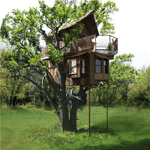 “藍(lán)森林”樹屋給你樹梢間生活的神奇體驗