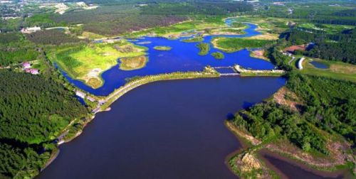 航拍長春凈月潭公園(組圖)