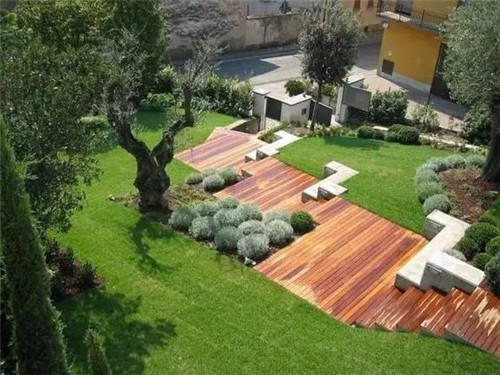 坡地庭院,別具一格的美