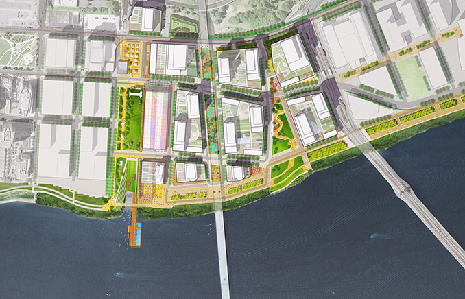 創(chuàng)造一個(gè)城市濱水區(qū)的復(fù)興模式