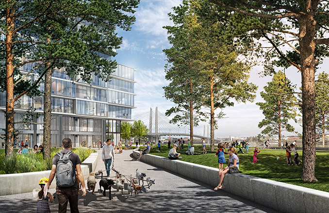 創造一個城市濱水區的復興模式