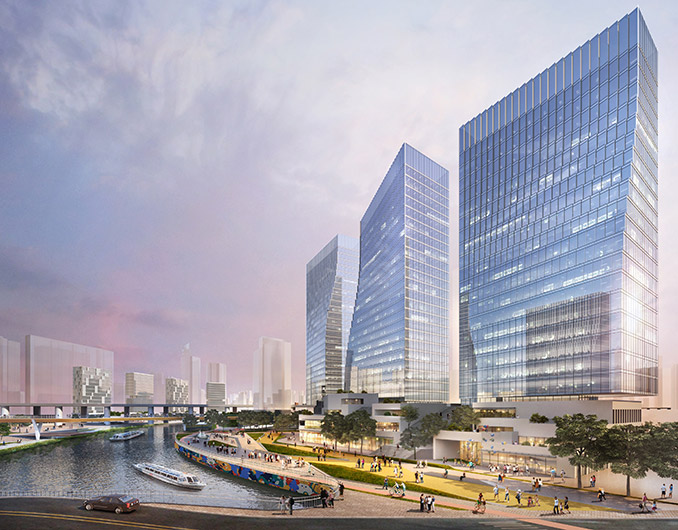 創(chuàng)造一個(gè)城市濱水區(qū)的復(fù)興模式