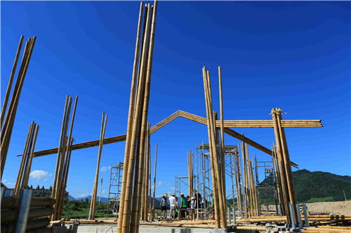 2017全國高校竹設計建造大賽于安吉閉營