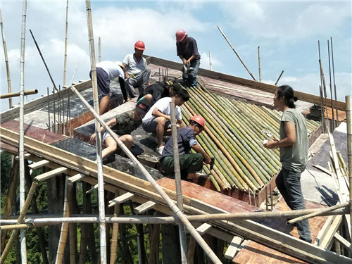 2017全國高校竹設計建造大賽于安吉閉營