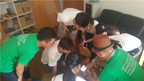 2017全國高校竹設計建造大賽于安吉閉營