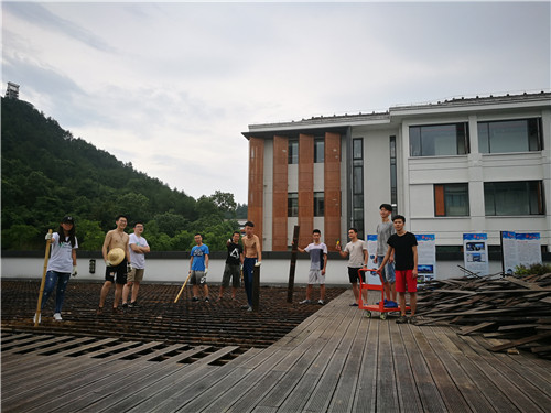 2017全國高校竹設計建造大賽于安吉閉營