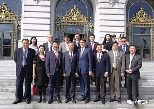 嶺南園林尹洪衛(wèi)董事長率團(tuán)赴美考察
