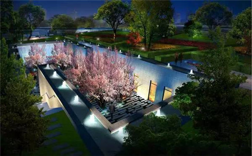 下沉式庭院溫情與美景共存