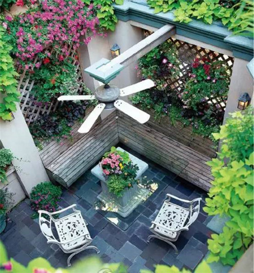 下沉式庭院溫情與美景共存