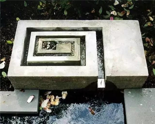院子里造個小水景檔次提高了十倍不止