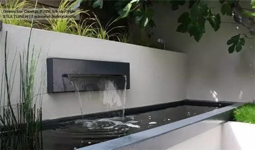 院子里造個小水景檔次提高了十倍不止