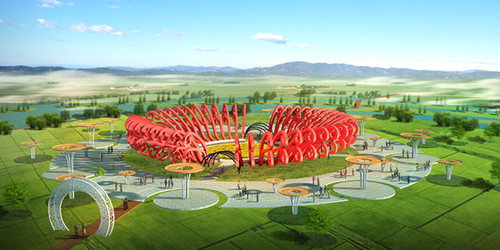 園冶杯專業獎:五言陸色農業公園