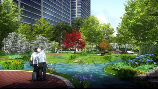 融創(chuàng)中心五園七景描摹新法式宜居住區(qū)