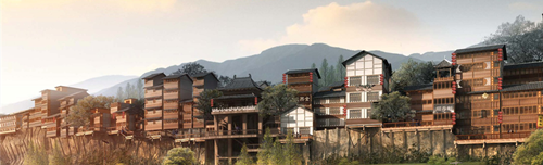 園冶杯專業獎：安居古城濱江路景觀改造