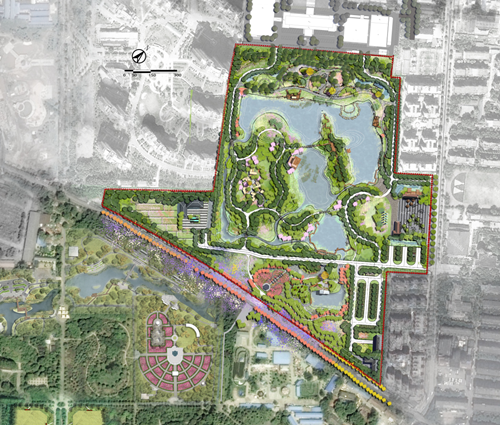 園冶杯專業獎：青山區倒口湖公園景觀設計