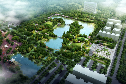 園冶杯專業獎：青山區倒口湖公園景觀設計