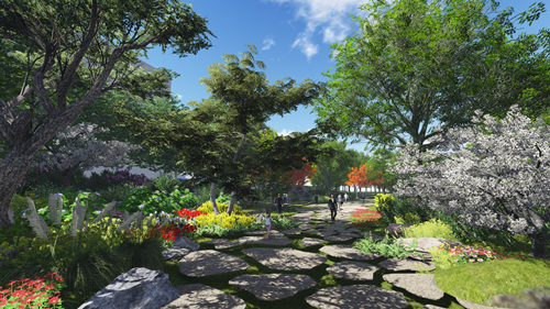 園冶杯專業獎：青山區倒口湖公園景觀設計