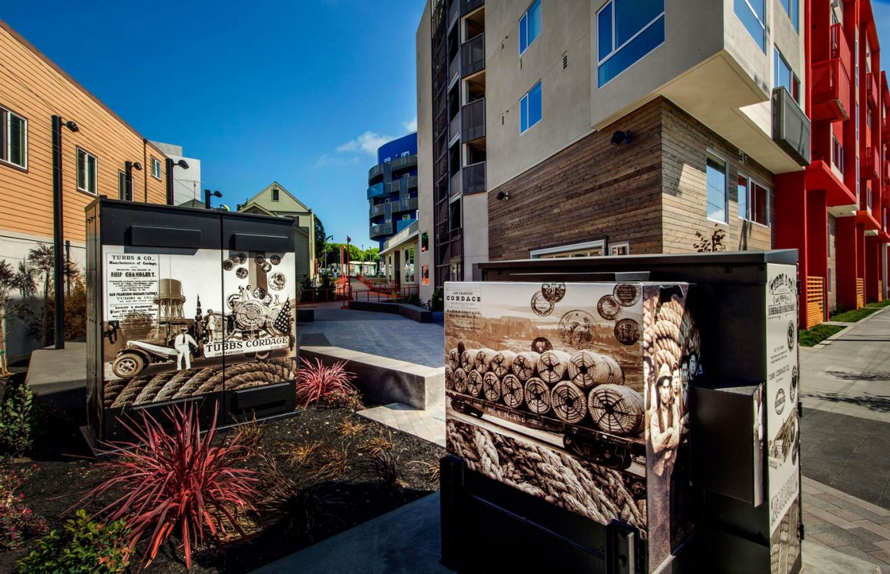 舊金山多帕奇工業遺址景觀改造——繩結步道