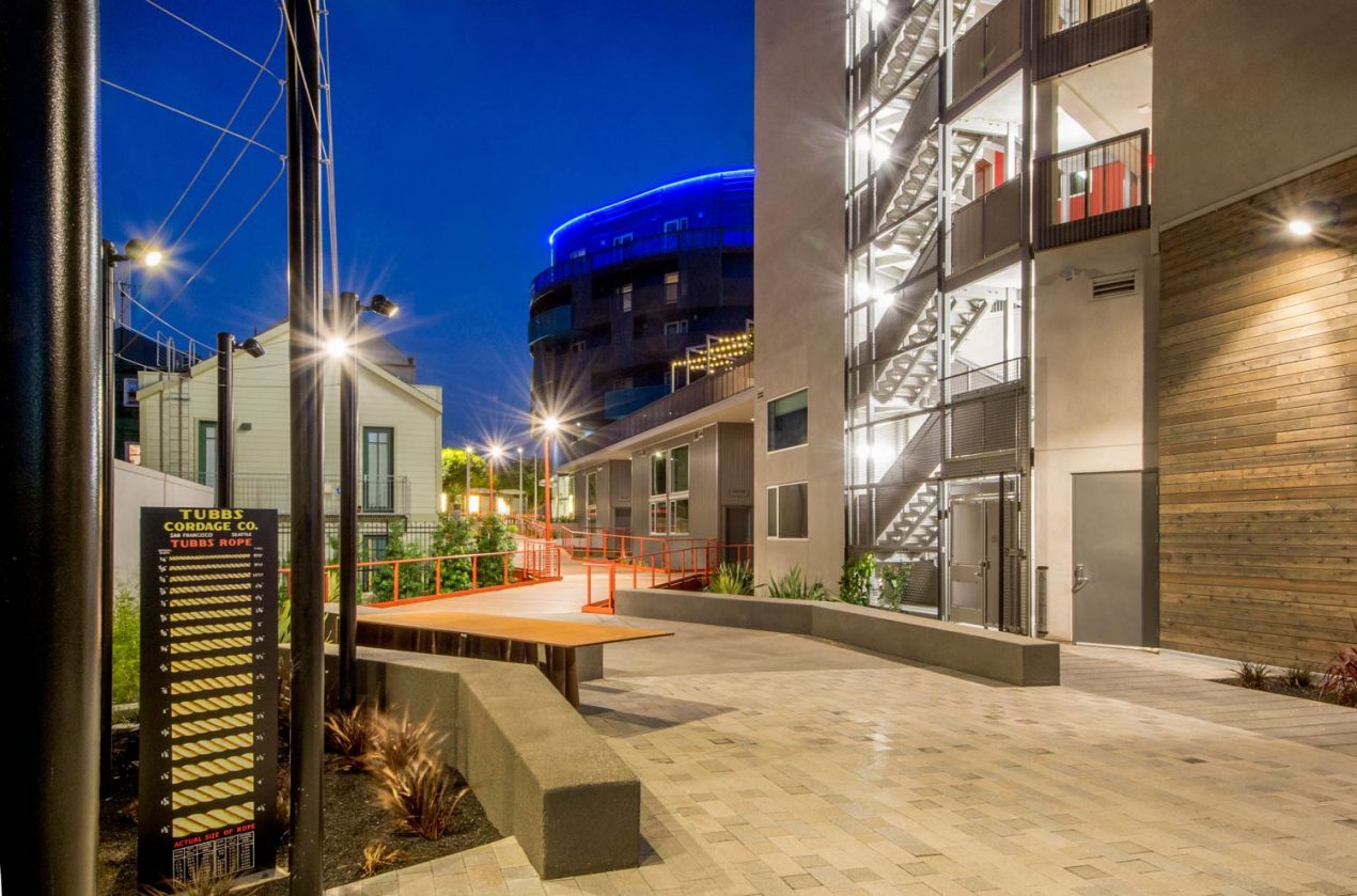 舊金山多帕奇工業遺址景觀改造——繩結步道