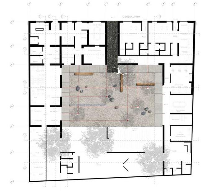 鄉(xiāng)村住宅變身辦公樓的景觀改造