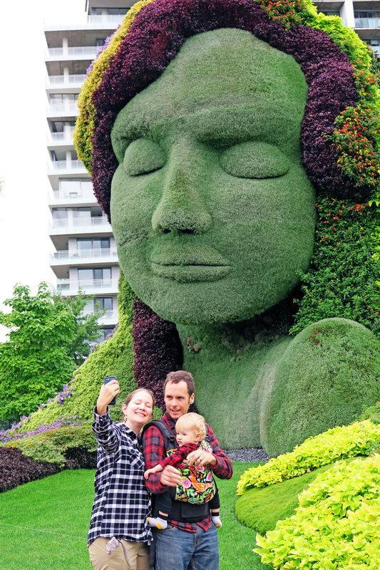 加拿大渥太華植物雕塑作品展，中國作品歡迎