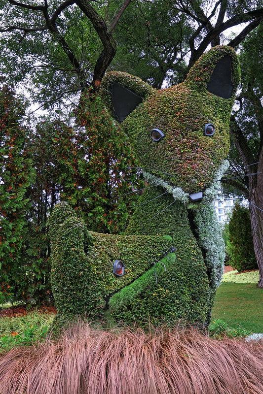 加拿大渥太華植物雕塑作品展，中國作品歡迎