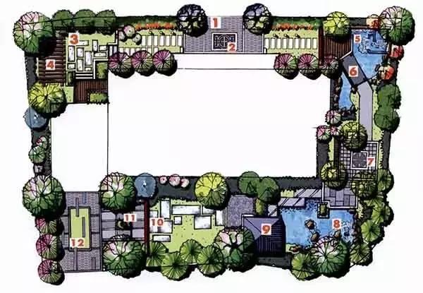 庭院設(shè)計平面圖才是門道