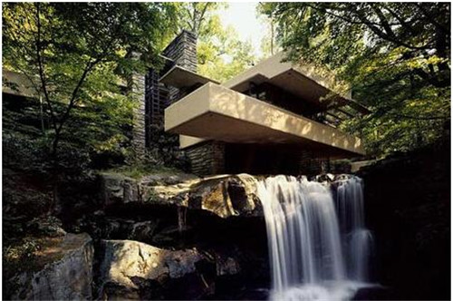 設(shè)計巧妙瀑布景觀江南美景花園