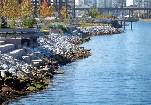 不規則駁岸設計,為水景增色!