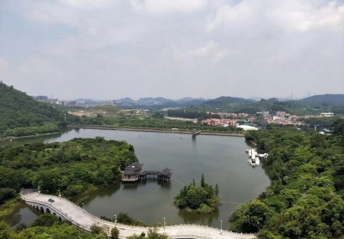 東莞市山靈水秀的水濂山森林公園