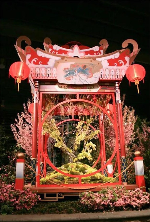 美國費城的盆景與插花藝術展