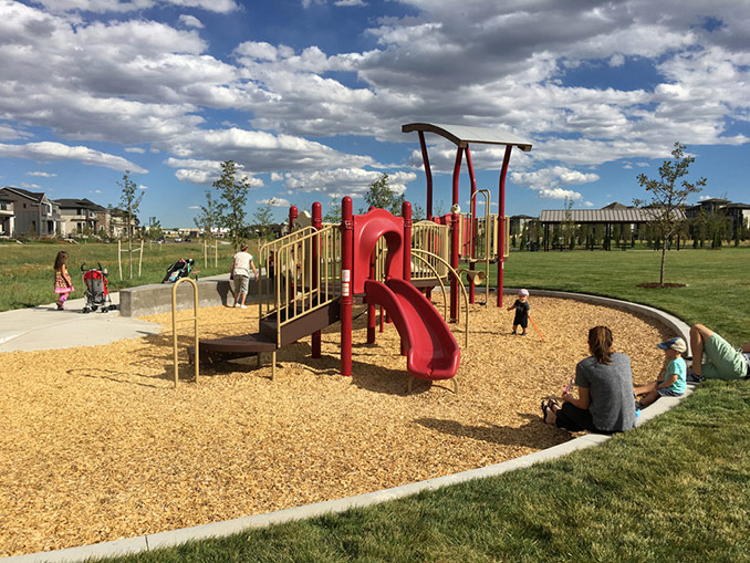 丹佛北部斯臺普頓開放空間的彈性水景觀設計