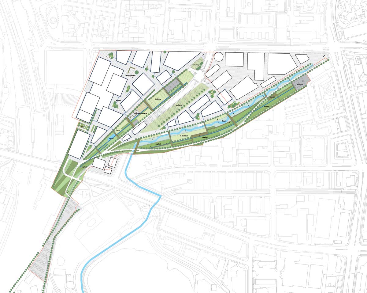 丹麥Godsbanearealet可持續(xù)景觀的規(guī)劃設(shè)計(jì)