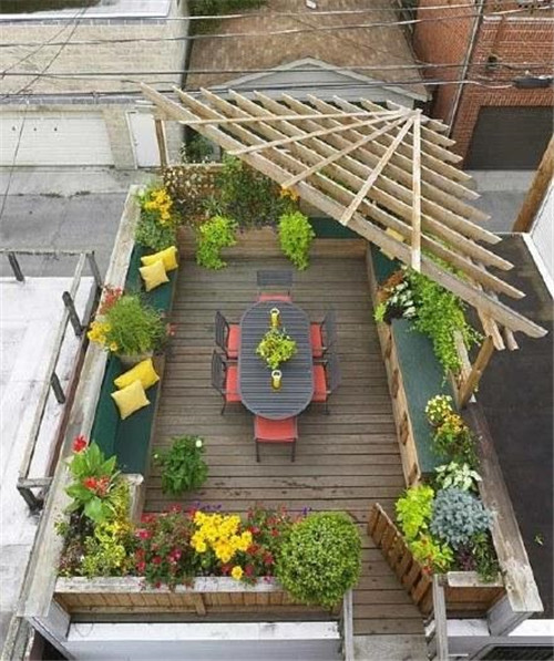 國外絕美屋頂花園和露臺綠植花卉景觀欣賞